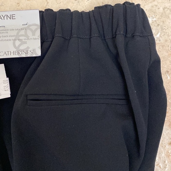 NWT Catherines “Jayne” pants Slacks Women’s black office career Plus Size 22 - Picture 2 of 9